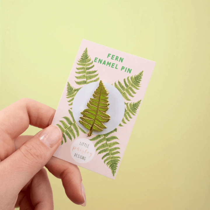 Fern Enamel Pin