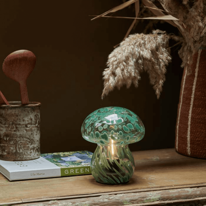 Glass Mushroom Lamps