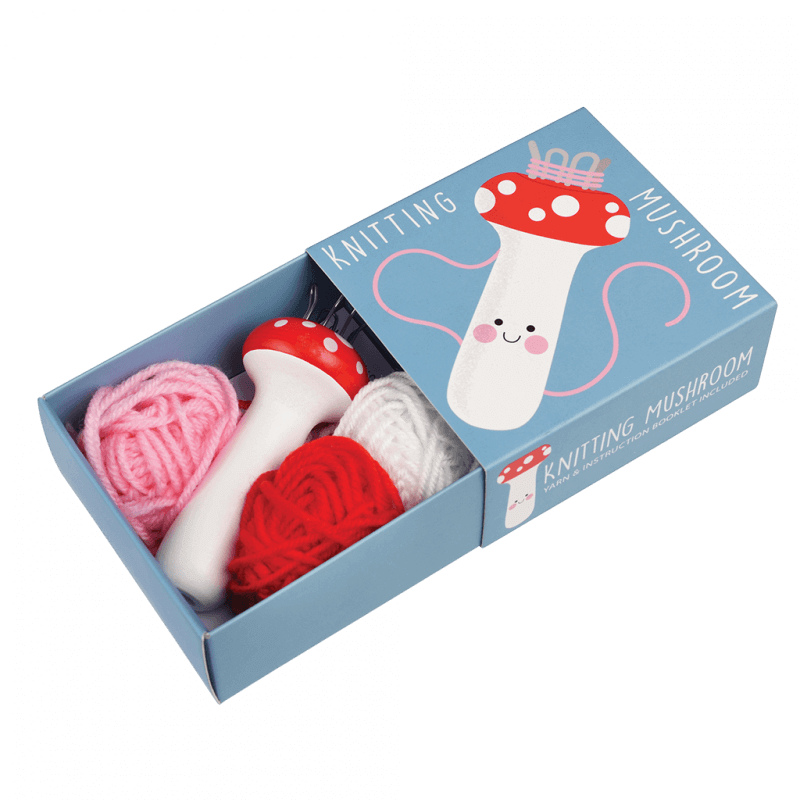 French Knitting Mushroom Kit