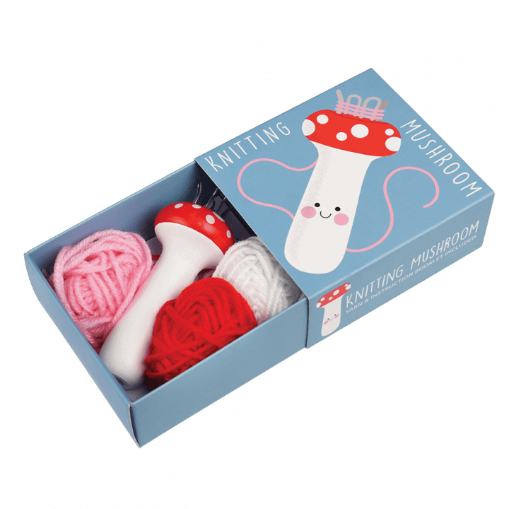 French Knitting Mushroom Kit