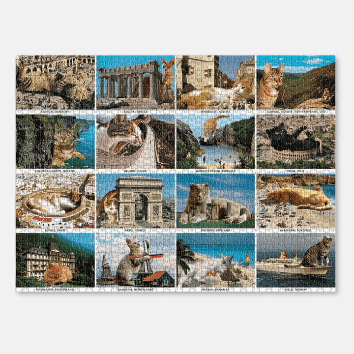 Vacation Cats 1500 Piece Puzzle