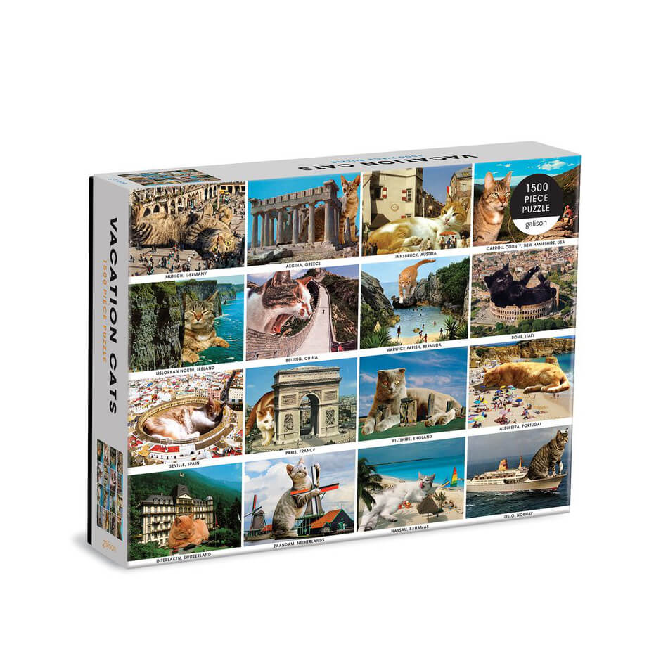 Vacation Cats 1500 Piece Puzzle