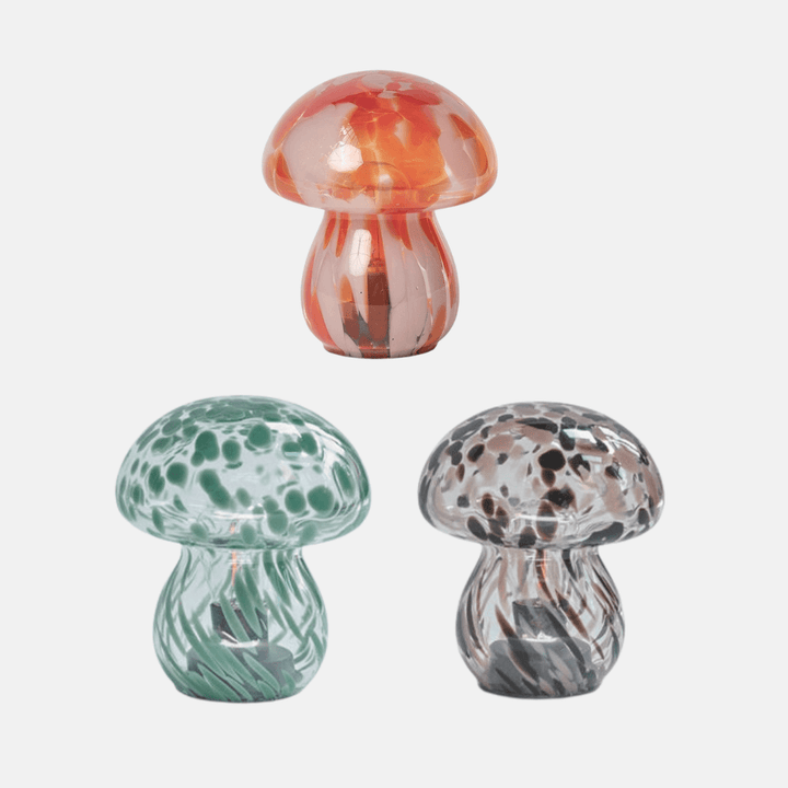Glass Mushroom Lamps
