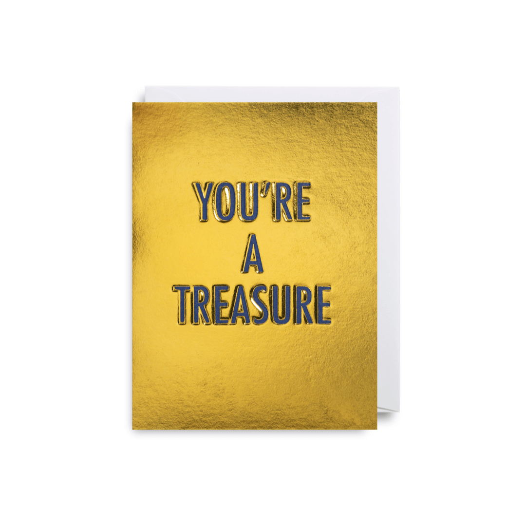 You're A Treasure Mini Greetings Card