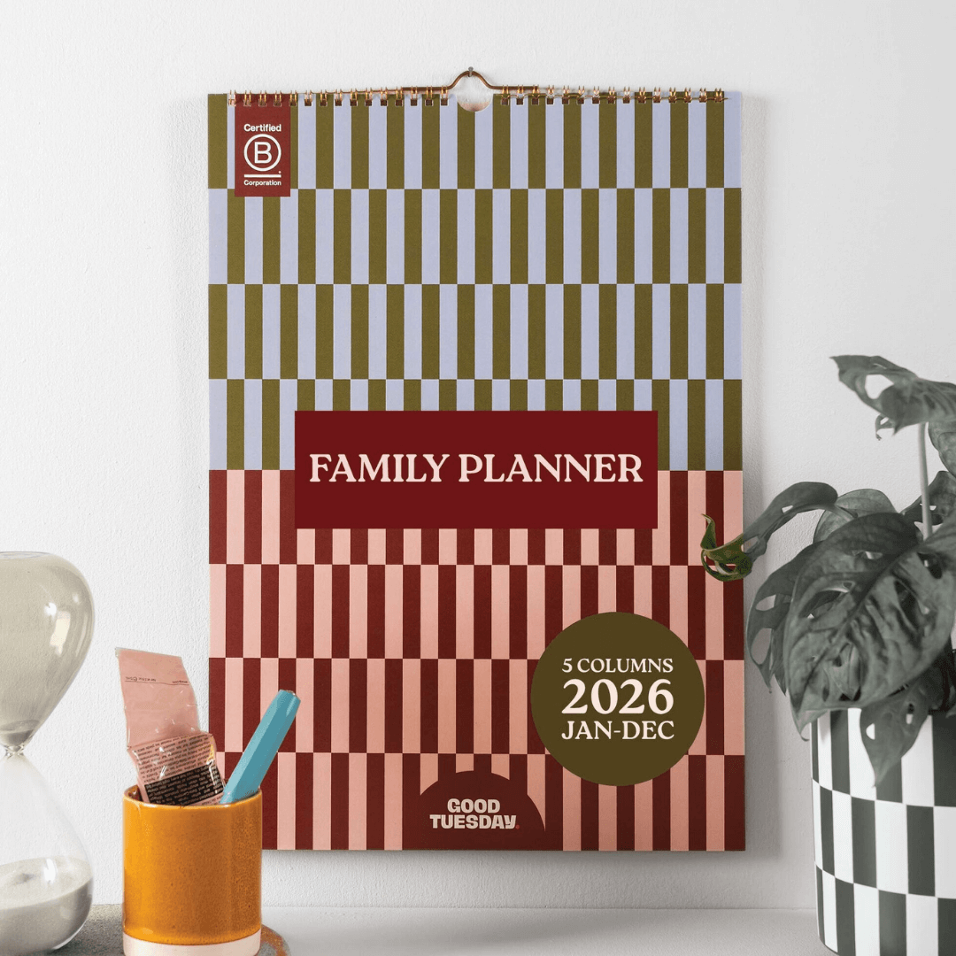 Boho 2026 Family Planner Calendar