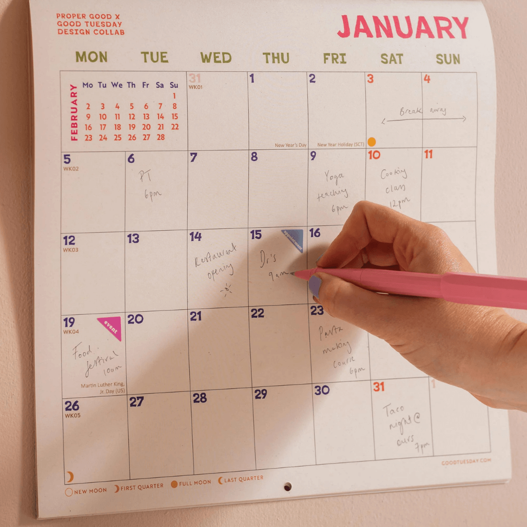 2026 Dishes Around The World Calendar