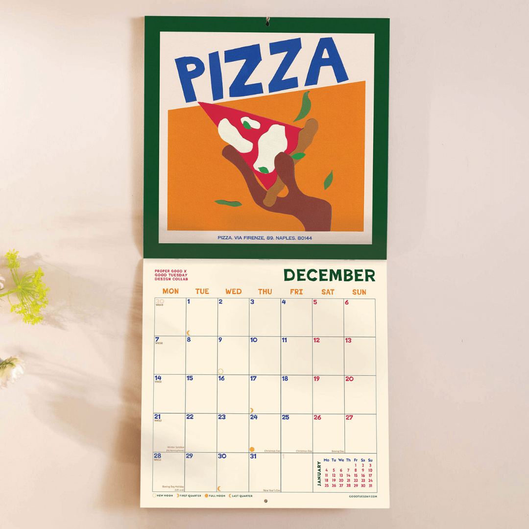 2026 Dishes Around The World Calendar