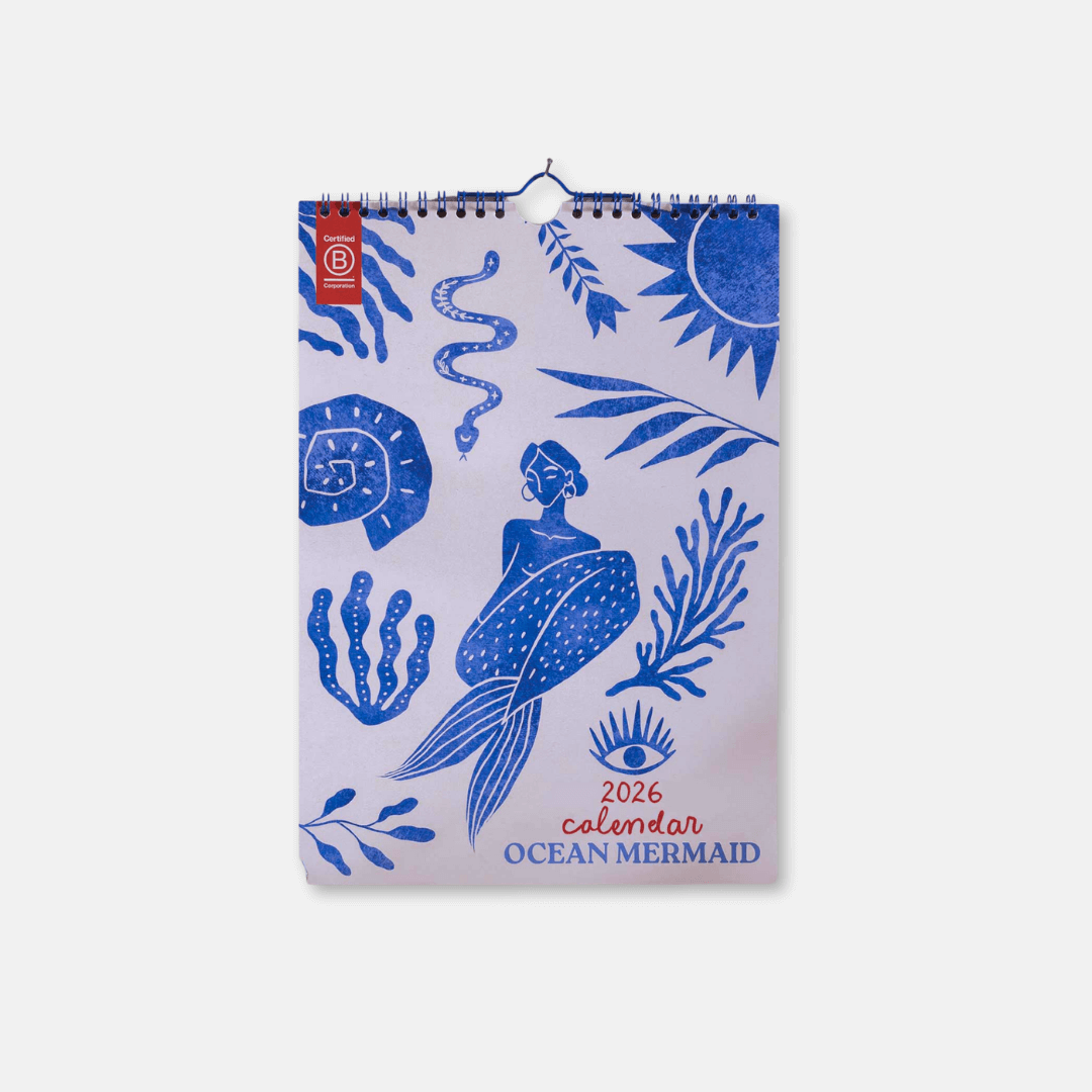 2026 Ocean Mermaid Calendar