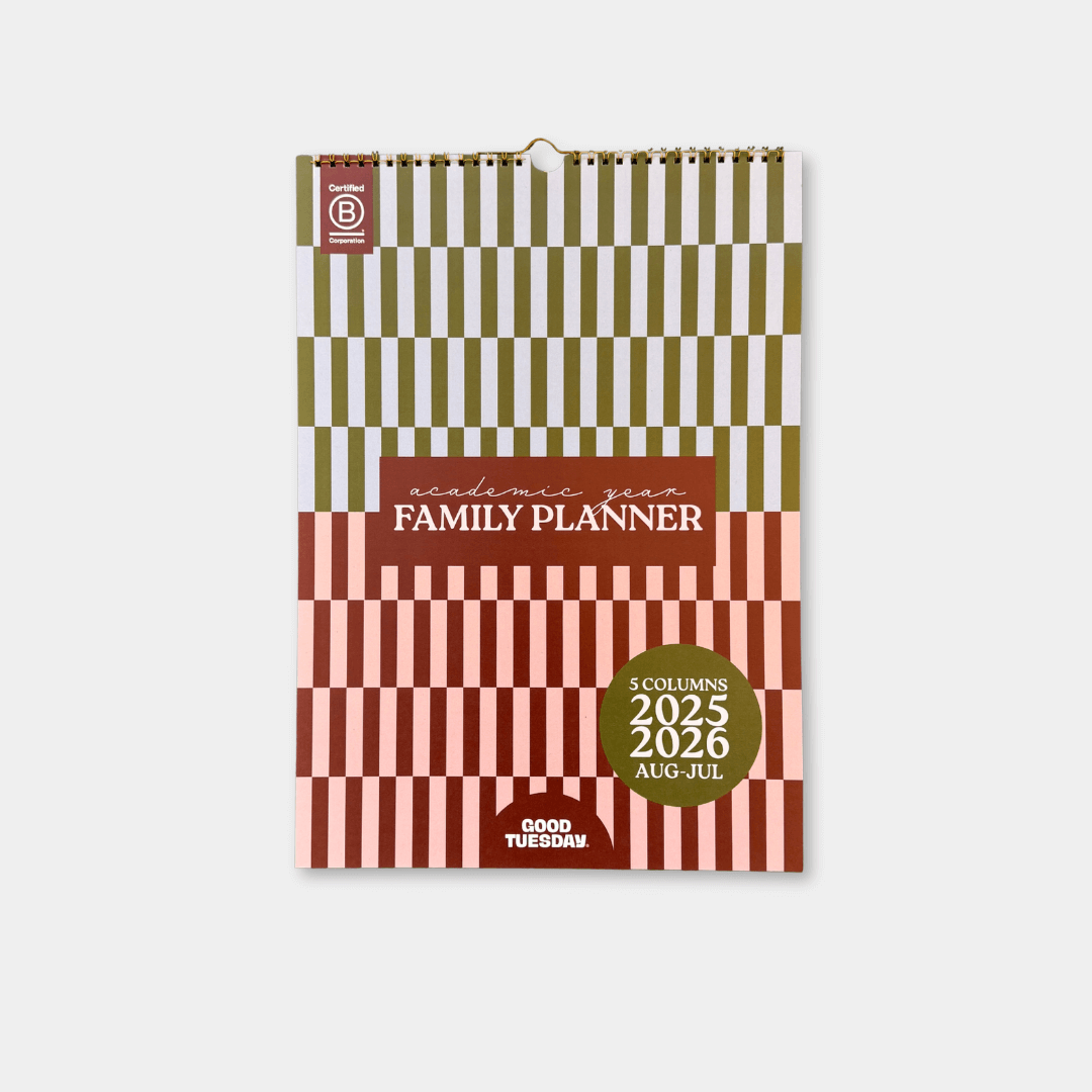 Boho 2025-2026 Family Planner Calendar