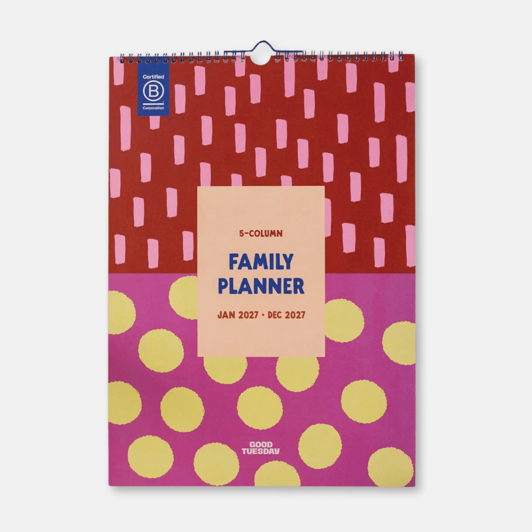 Colour Flow A3 Family Planner Calendar