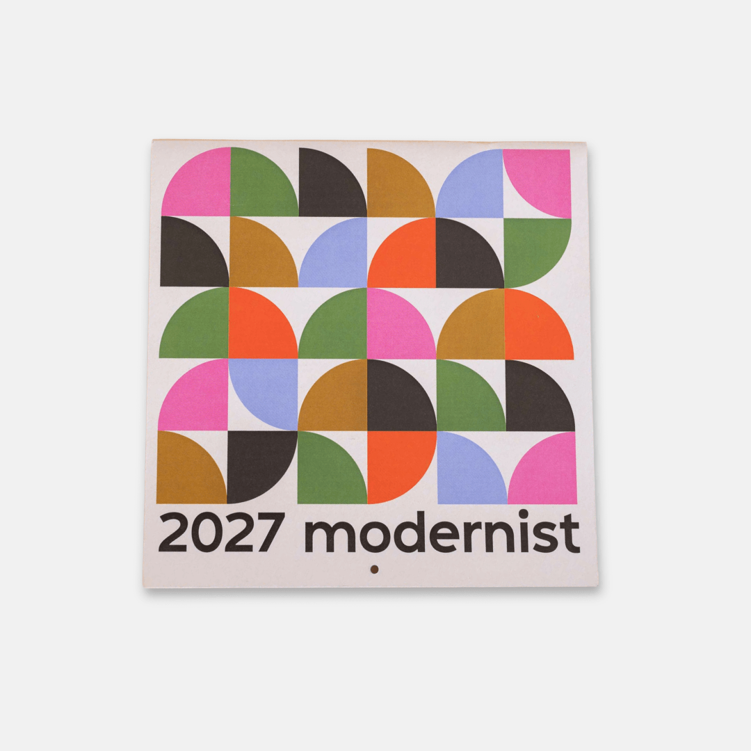 2027 Modernist Compact Wall Calendar