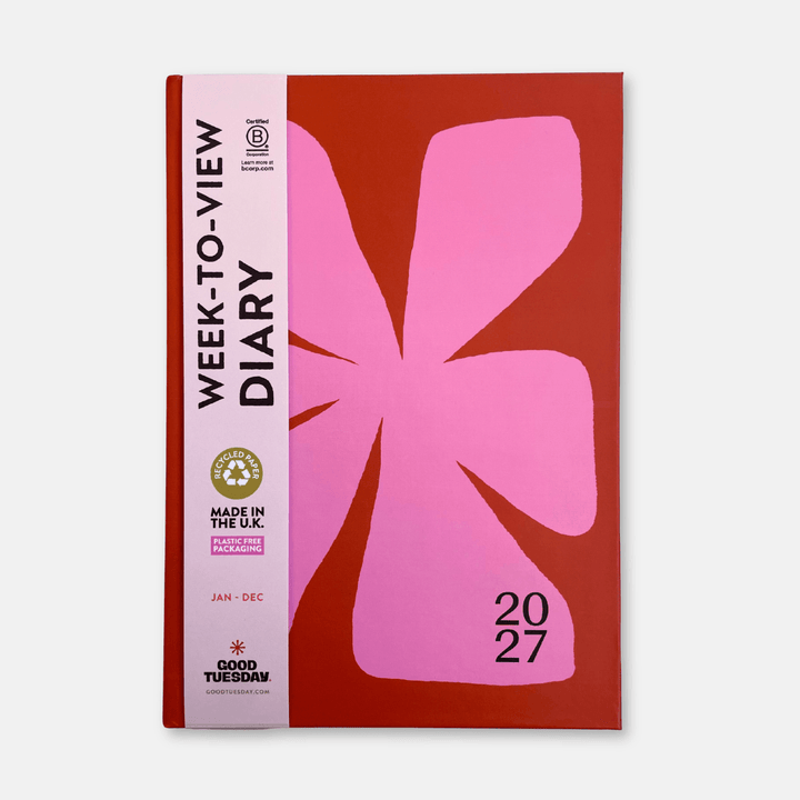 Good Tuesday 2027 Week to View Diaries