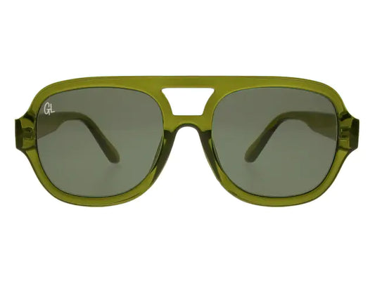 Olive Green McQueen Sunglasses