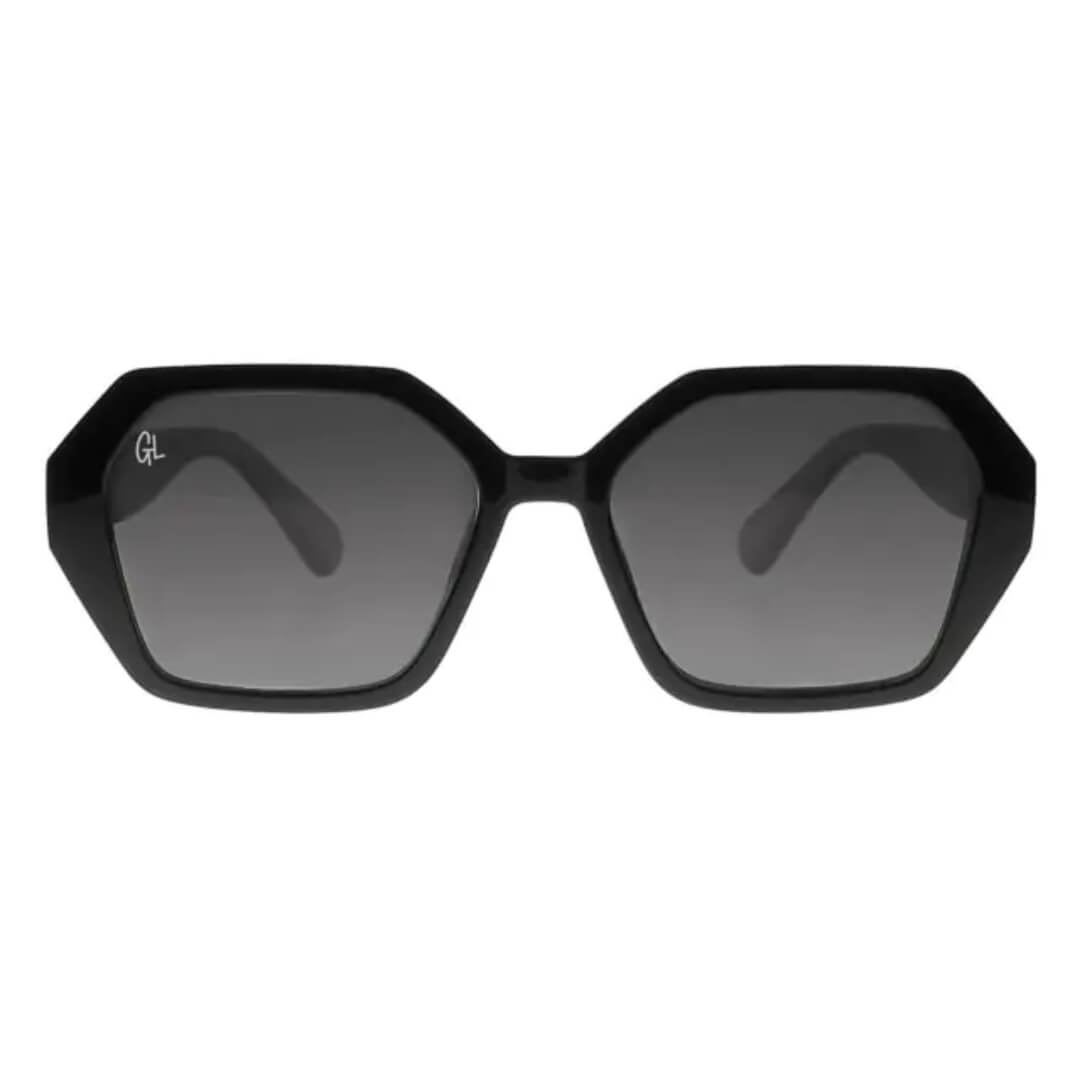 Shiny Black Isla Sunglasses