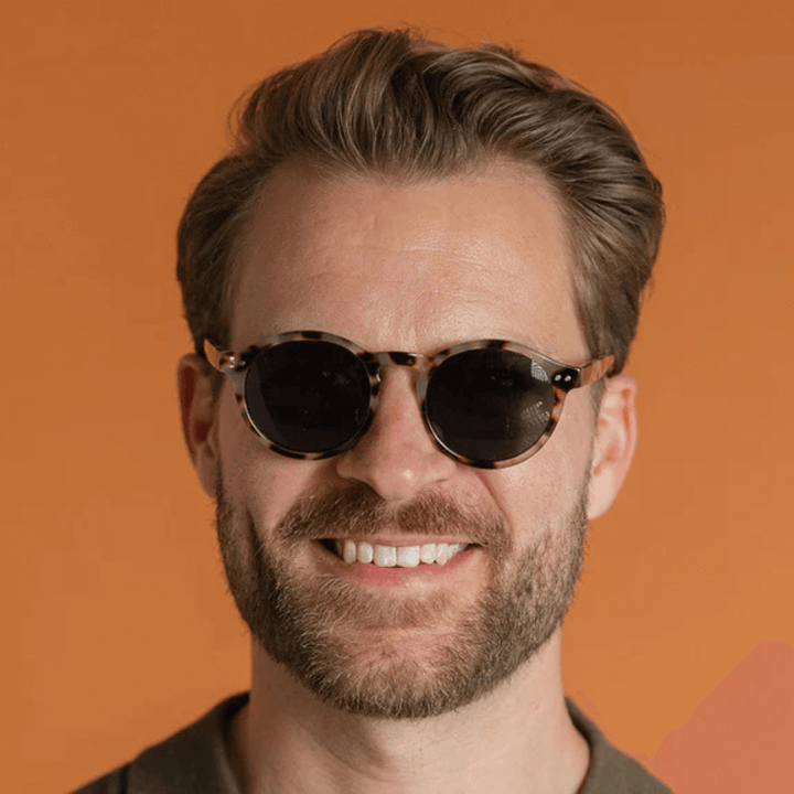White Tortoiseshell Robbie Sunglasses