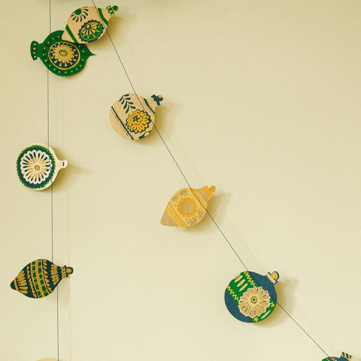 Christmas Bauble Paper Garlands