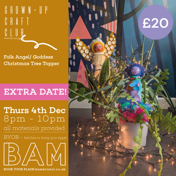 Grown Up Craft Club: Folk Angels *Extra Date*