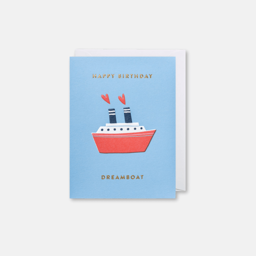 Happy Birthday Dreamboat Mini Card