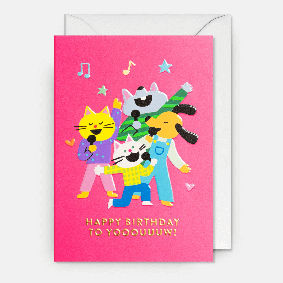 Happy Birthday Song Greetings Card