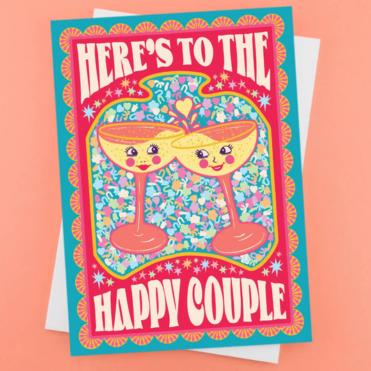 Happy Couple Greetings Card