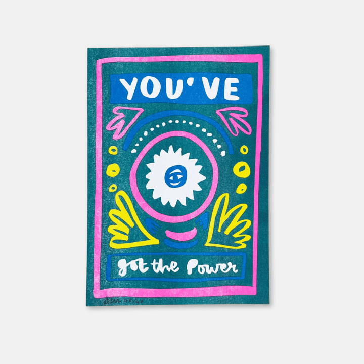 You've Got The Power Exclusive Riso Print