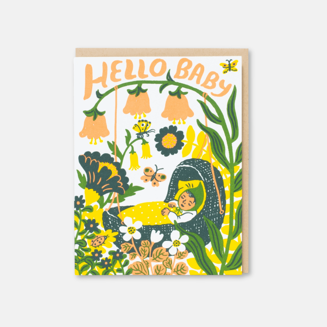 Hello Baby Fairy Greetings Card