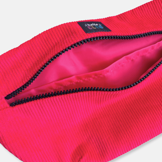 Red Corduroy Bum Bag