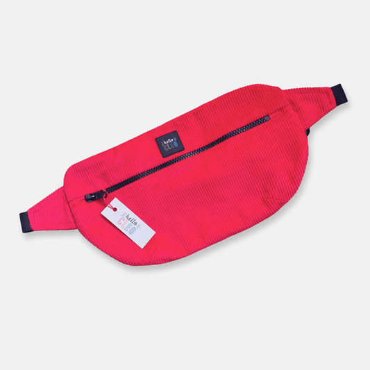 Red Corduroy Bum Bag