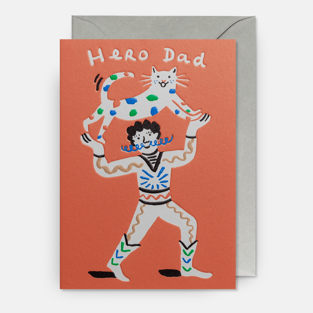 Hero Dad Greetings Card