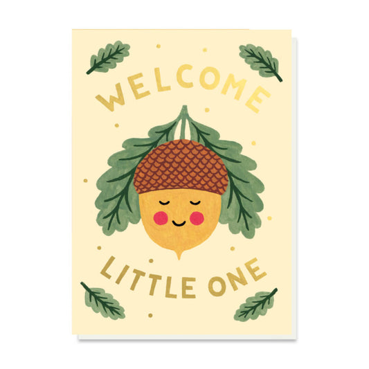 Little Acorn Greetings Card