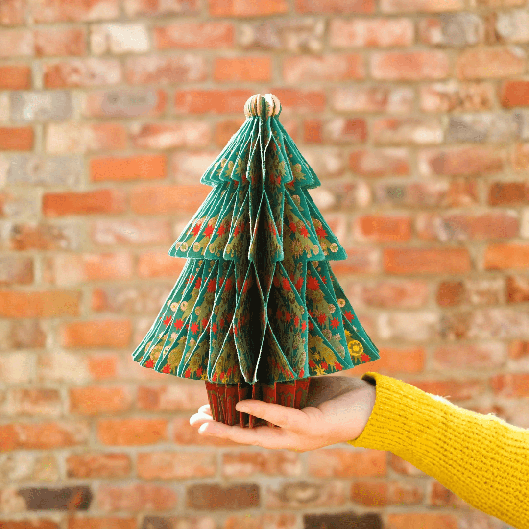 Christmas Tree Honeycomb Decoration