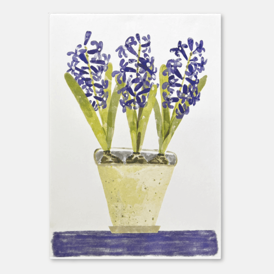 Hyacinth A3 Riso Art Print