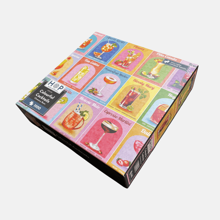 Colourful Cocktails 1000 Piece Puzzle