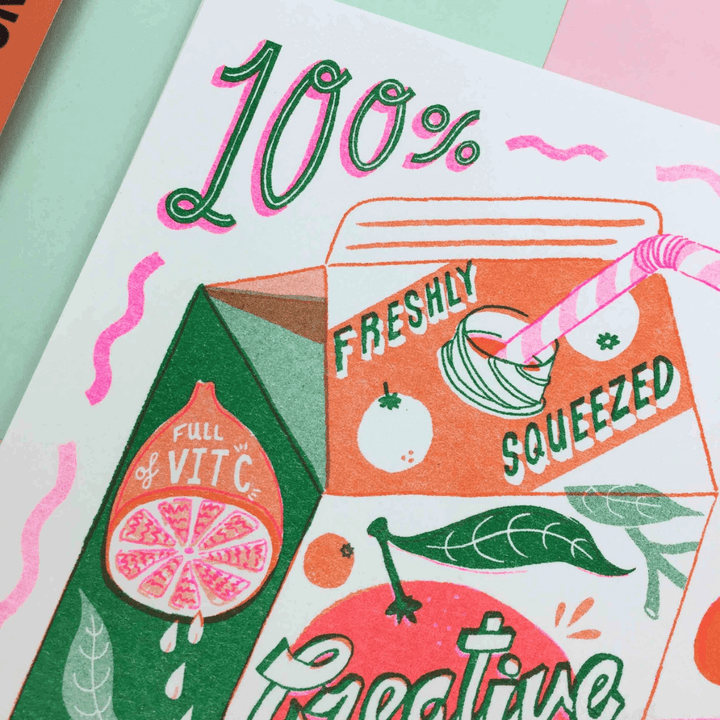 Creative Juice A5 Riso Print