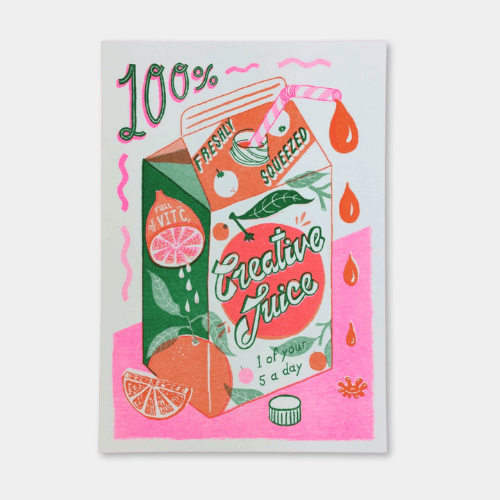 Creative Juice A5 Riso Print