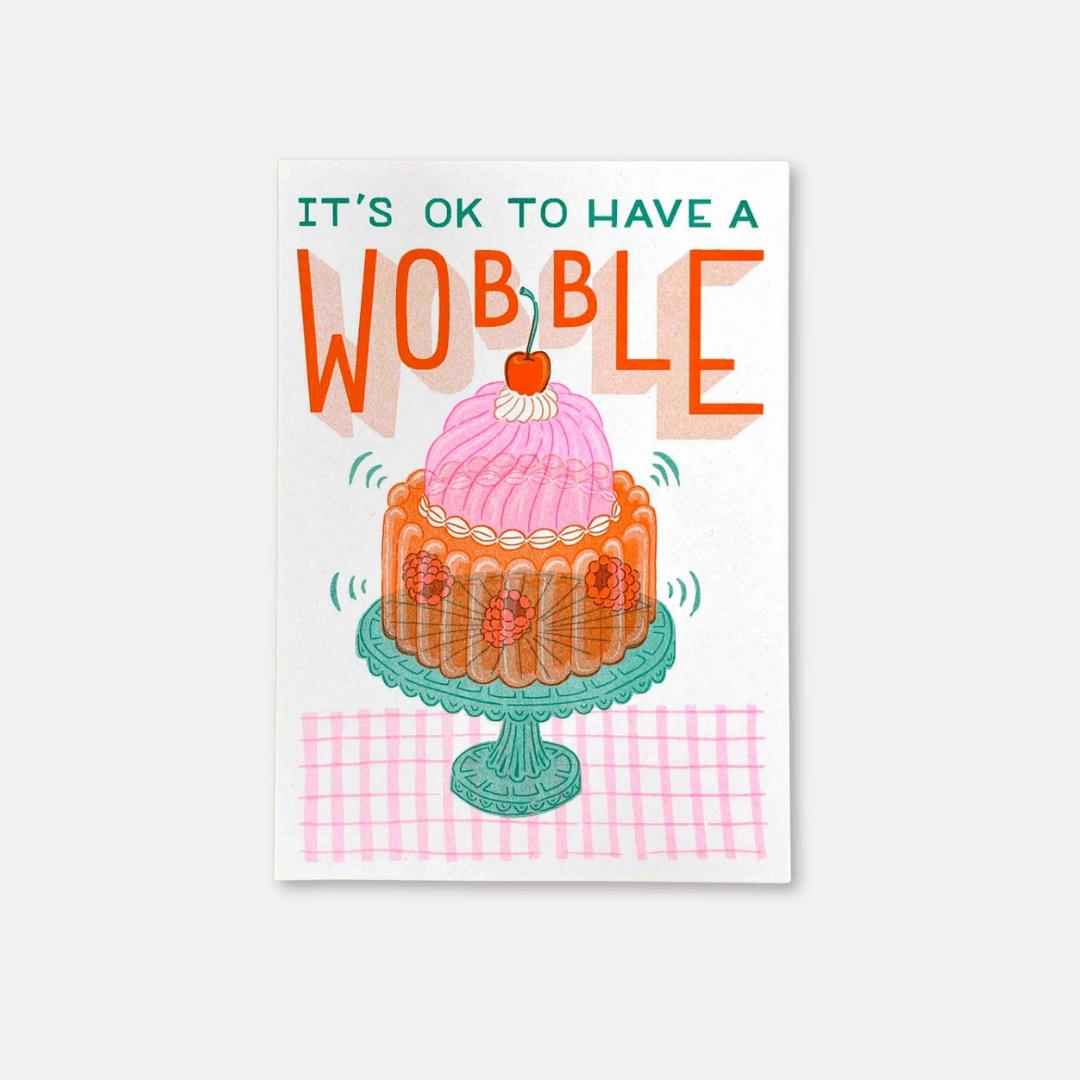 Jelly Wobble A5 Riso Art Print