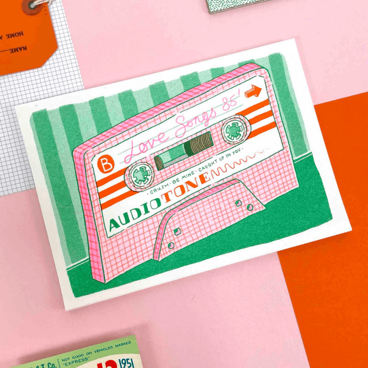 Mixtape A5 Riso Art Print