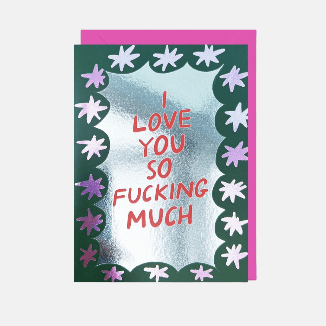 I Love You So Much Greetings Card