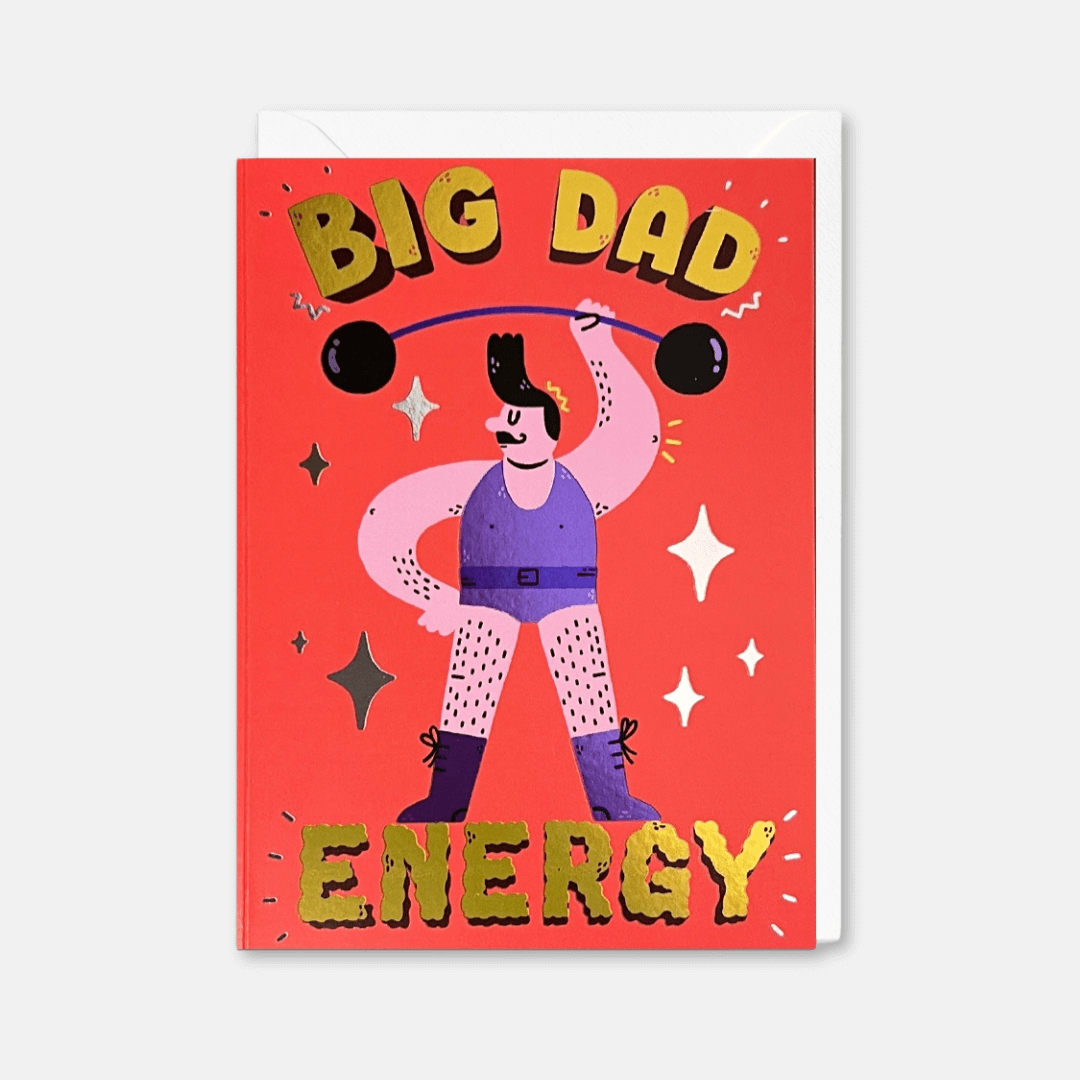 Big Dad Energy Greetings Card