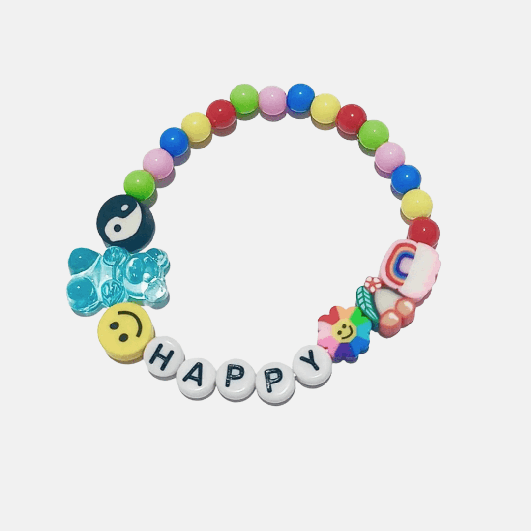 Birthday Balloons Greetings Card with Bracelet