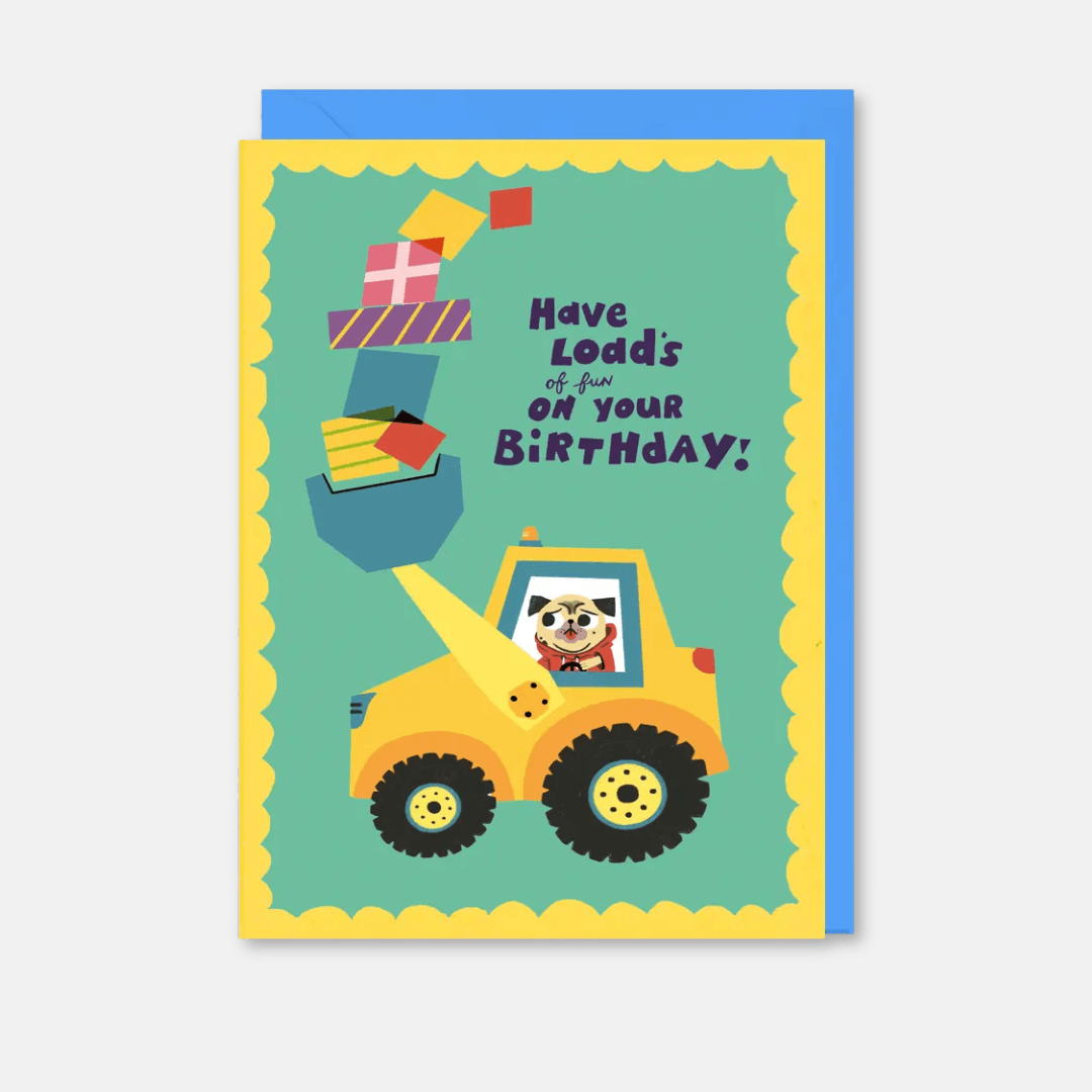Fun Digger Birthday Greetings Card