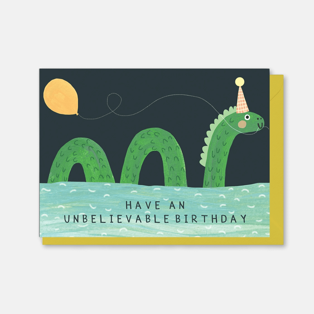 Loch Ness Birthday Greetings Card