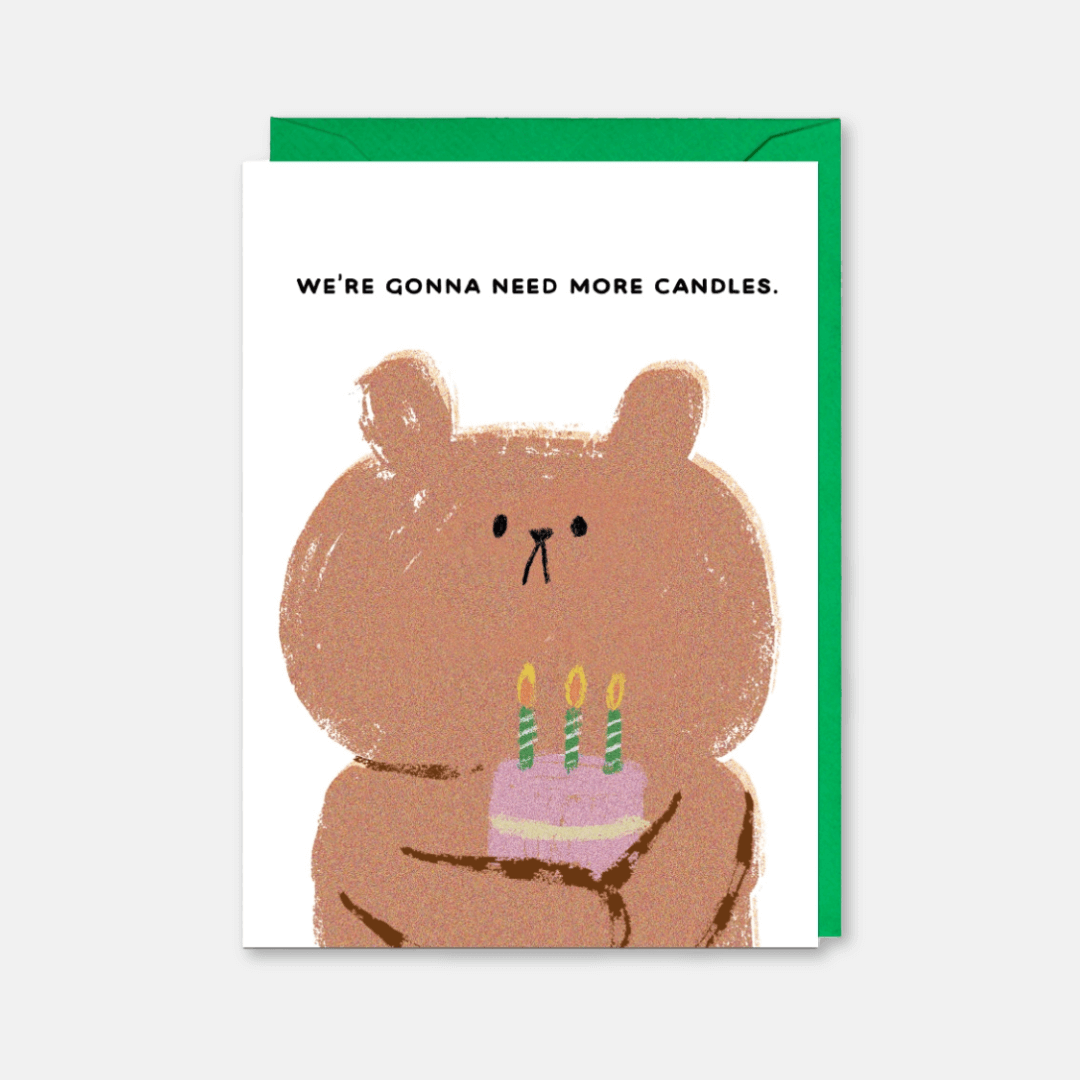 More Candles Greetings Card