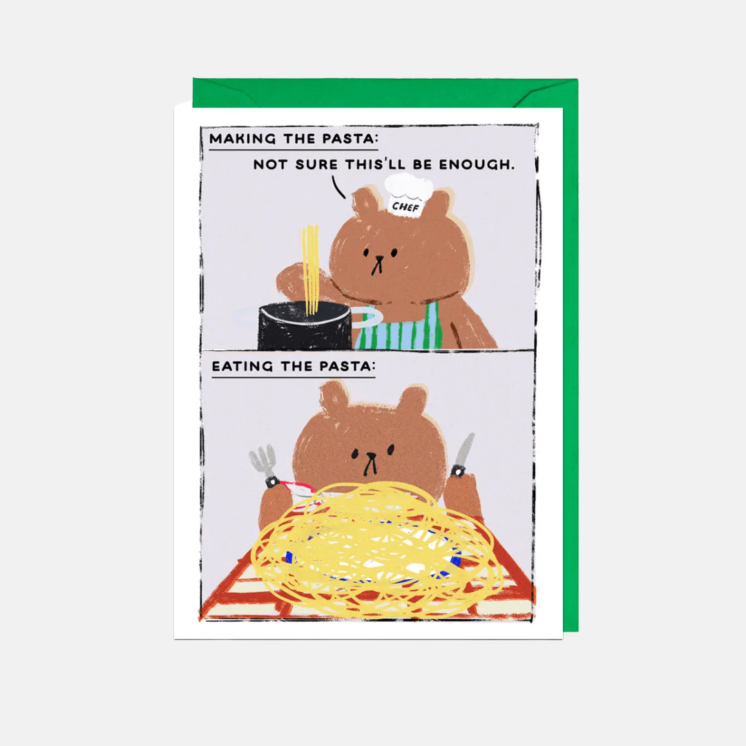 Pasta Greetings Card