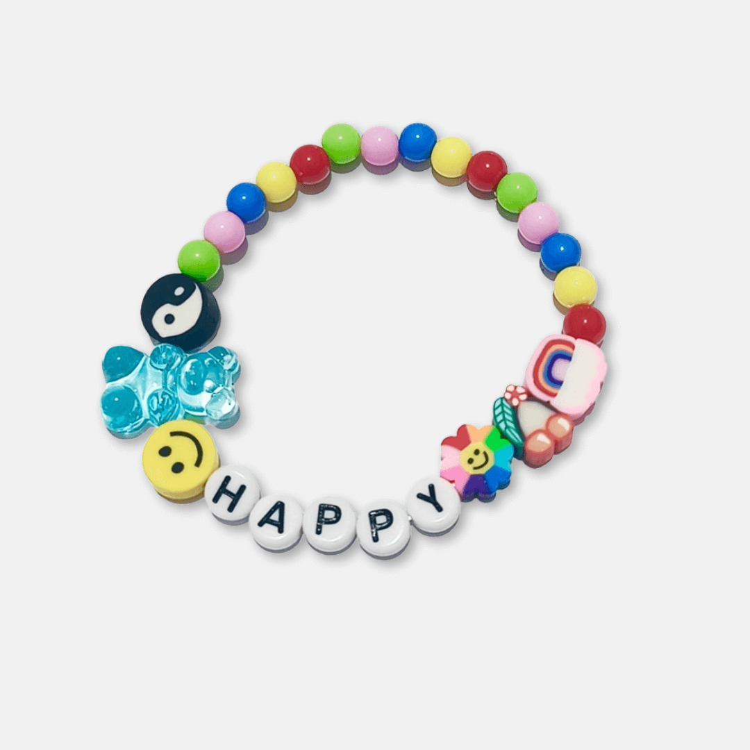 Smiley Birthday Greetings Card with Bracelet