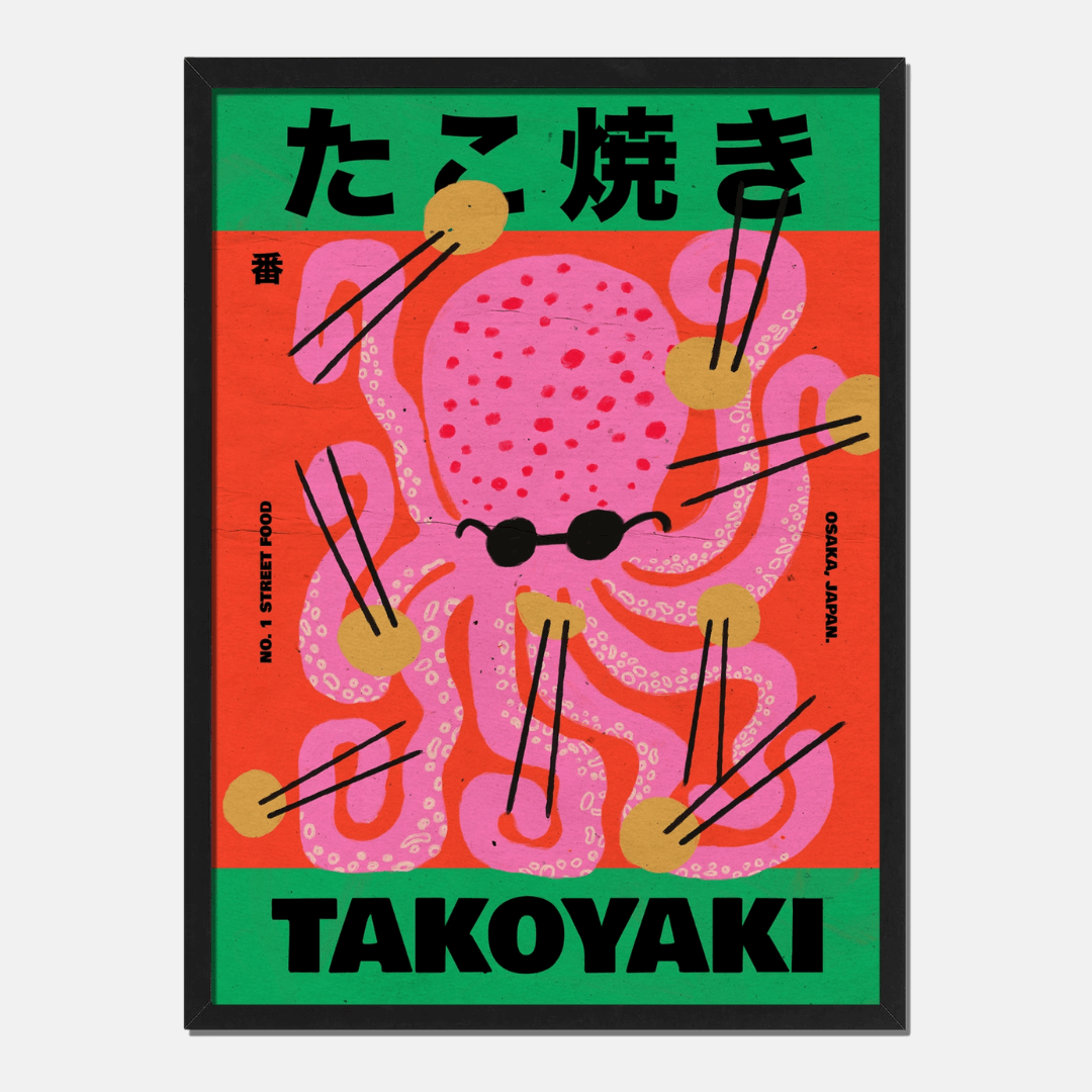 Takoyaki A3 Art Print