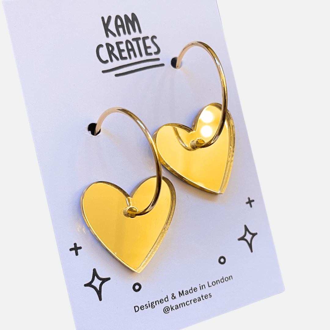 Mirror Heart Hoops