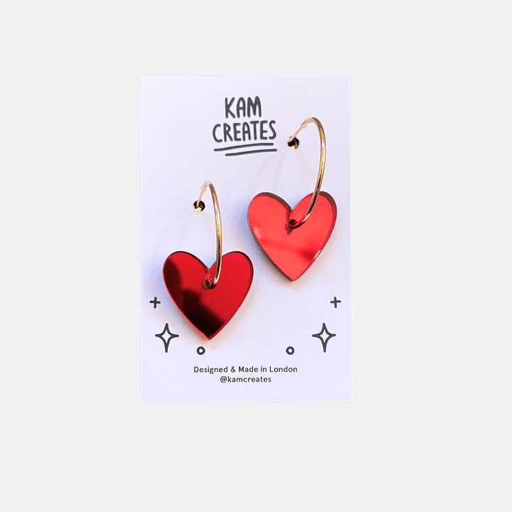 Mirror Heart Hoops