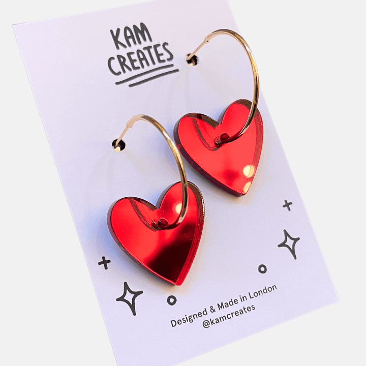 Mirror Heart Hoops