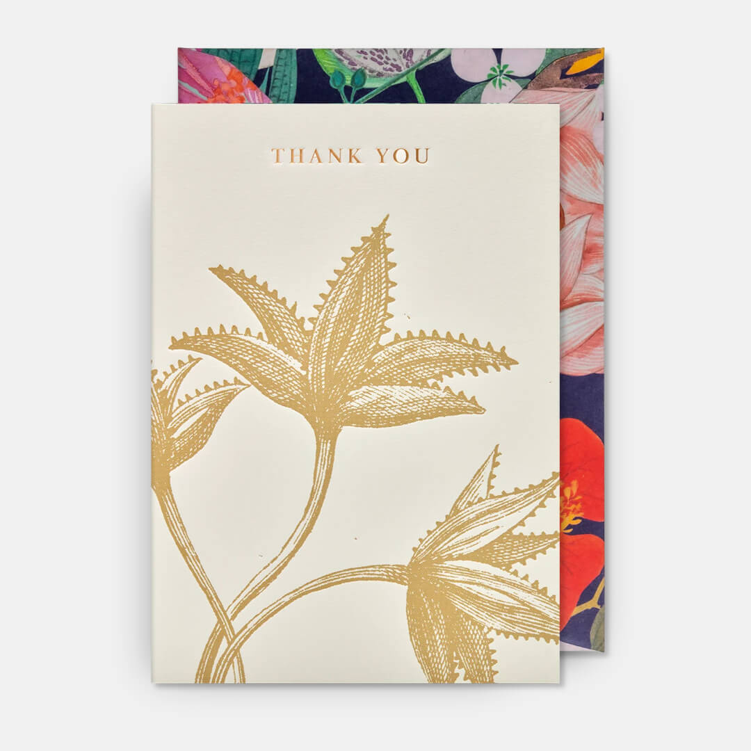 Kew Gardens Thank You Greetings Card